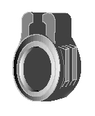 高度完全關閉楔形閘板