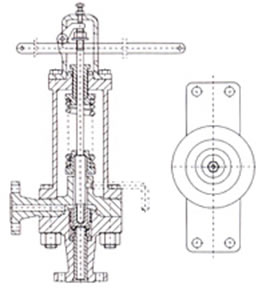 A49Y彈簧沖量式安全閥 結(jié)構(gòu)圖