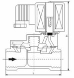 結(jié)構(gòu)示意圖(常閉式)