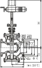 Y945H/Y型雙閥座蒸汽電動(dòng)減壓閥 外形尺寸圖