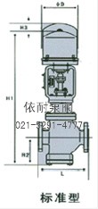 ZDLP/ZDLN型電子式直通單、雙座電動(dòng)調(diào)節(jié)閥 結(jié)構(gòu)圖1