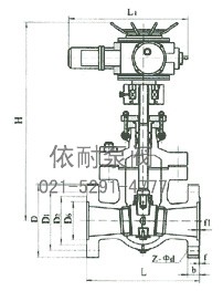  Z42Y/Z942Y型 電站用法蘭楔式閘閥 結(jié)構(gòu)圖