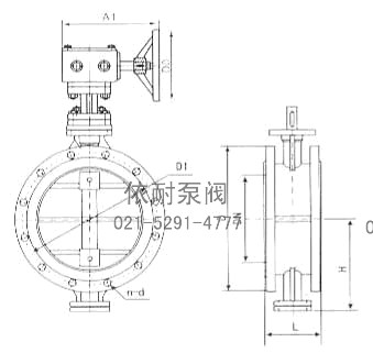 RD343F-16-C/P/R法蘭式硬密封碟閥