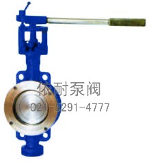 D73H對(duì)夾式硬密封蝶閥 外形尺寸圖