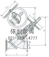 JS45 Y型料漿閥結(jié)構(gòu)圖