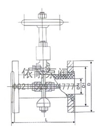 奧襯管夾閥 結(jié)構(gòu)圖1