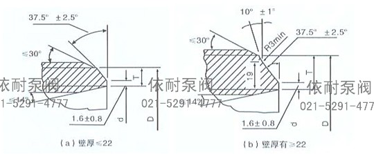 對焊同心.偏心異徑管結(jié)構(gòu)圖