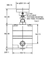 R8精密減壓閥 外形尺寸圖
