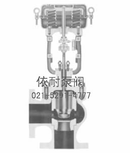 型號：CV3000-HPAC&nbsp;&nbsp;高壓籠式角型氣動調節(jié)閥