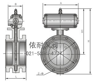 型號(hào):D641X/F/J/H/S 法蘭式(襯膠)脫硫氣動(dòng)蝶閥