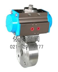 型號:Q671F 對夾式超短型氣動球閥