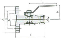QG·AY1取壓球閥 結(jié)構(gòu)圖