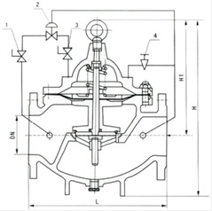 900X型緊急關(guān)閉閥 結(jié)構(gòu)圖