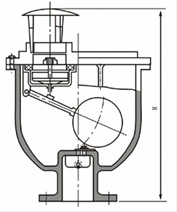 CARX復(fù)合式排氣閥 結(jié)構(gòu)圖1