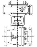 ZAJQ電動(dòng)調(diào)節(jié)球閥 結(jié)構(gòu)圖