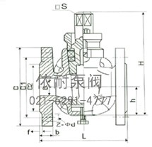 三通不銹鋼旋塞閥 外形尺寸圖