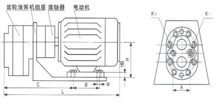 CB-B型低壓齒輪油泵 結(jié)構(gòu)圖