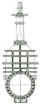 MZ44W-1.5,2(4)城市煤氣快速啟閉閘閥 外形尺寸圖1