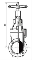 信號閘閥 外形尺寸圖2