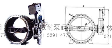 HD741X液控止回閥 外形尺寸圖